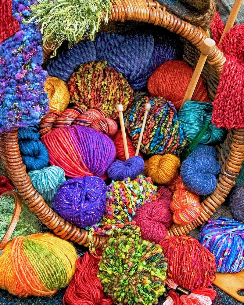 Springbok Yarn Cornucopia 500 Piece Jigsaw Puzzle for Adults Unique Cut Pieces Made in USA - Image 3