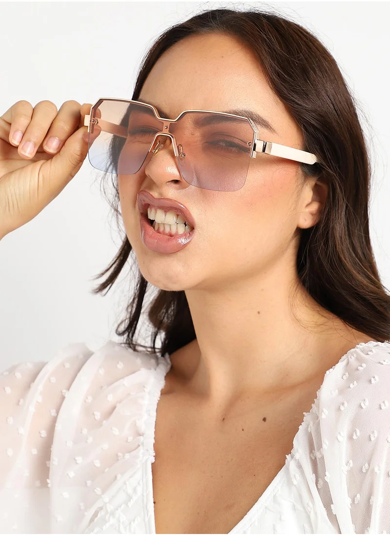 Haute Sauce Rectangular Sunglasses