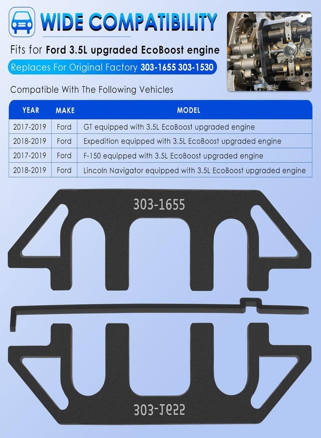 Yoursme 303-1655 Camshaft Holding Alignment Timing Tool and 303-1530 Chain Tensioner Set Fit for Ford 3.5L Upgraded EcoBoost Engine GT F-150 Expedition Lincoln Navigator - Image 3