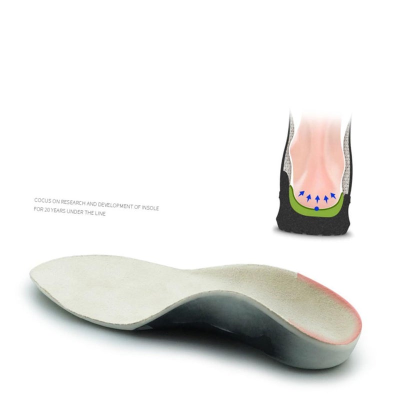Orthotic Insoles Arch Support For Flat Feet Size 30 31 Breathable Shoe Inserts - Image 3