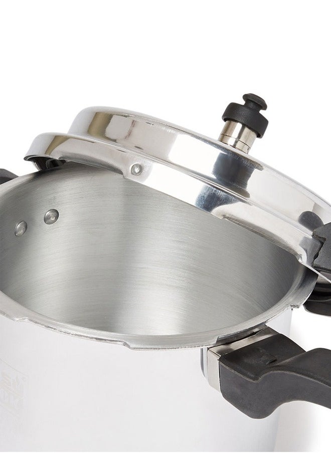 Easy Cook - Indian Aluminium Pressure Cooker - 3 Liter Capacity | Fast Cooking, Energy Efficient | Silver - Image 1