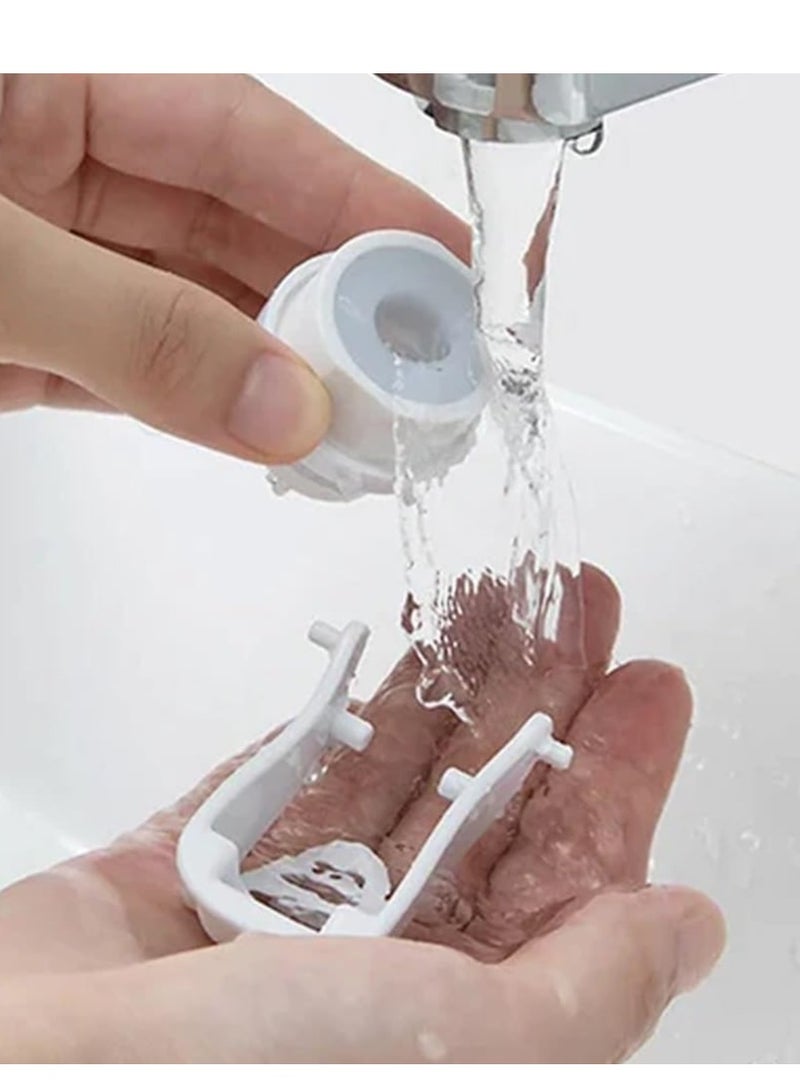 SYOSI Light Luxury Toothpaste Squeezer, 2  Pieces  Automatic Toothpaste Squeezer, Toothpaste Tube Squeezer Holder, Household Non-Punching Squeezer, Wall Mount Toothpaste Squeezer - Image 5