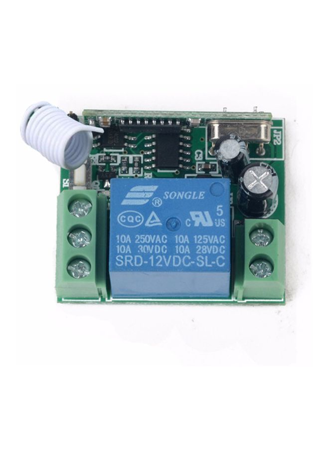 NIBEMINENT Wireless Relay Remote Control For Garage Door YPZ5443 Brown/Silver - Image 2