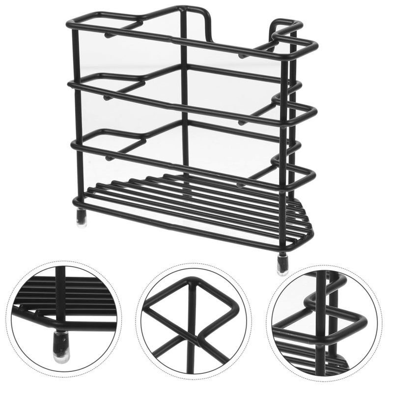 Stainless Steel Toothbrush Holder Countertop Organizer For Bathroom And Kitchen - Image 5