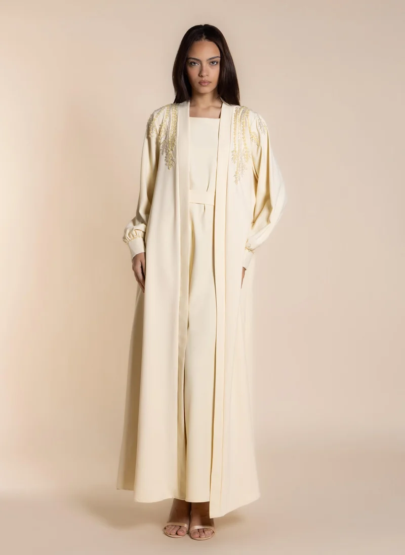 شايبس EMBROIDERED ABAYA WITH DRESS