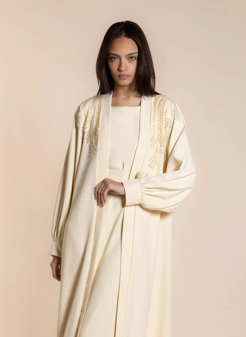 شايبس EMBROIDERED ABAYA WITH DRESS