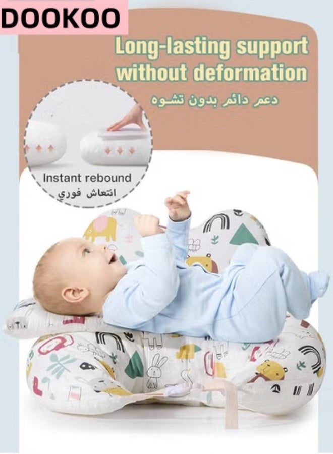 DOOKOO Nursing Pillow for Breastfeeding, Multi-Functional Original Plus Size Breastfeeding Pillows Give Mom and Baby More Support with Removable Cotton Cover - Image 5