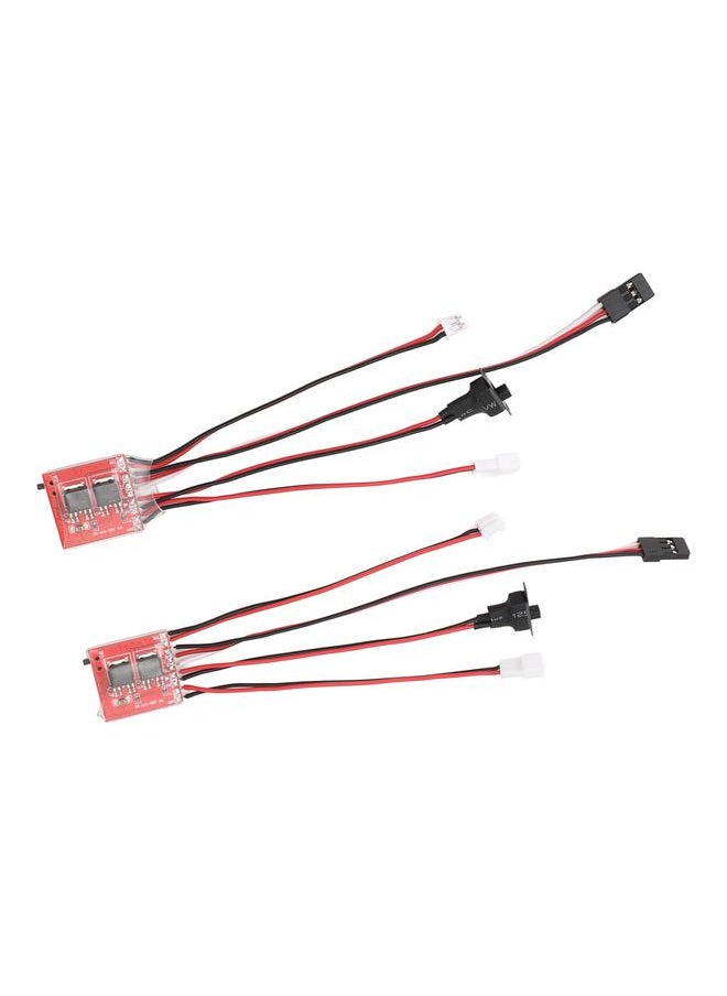2pcs 30A Micro Brushed ESC Winch Control Bidirectional ESC Speed Controller Accessories with Brake for Axial SCX24 1/24