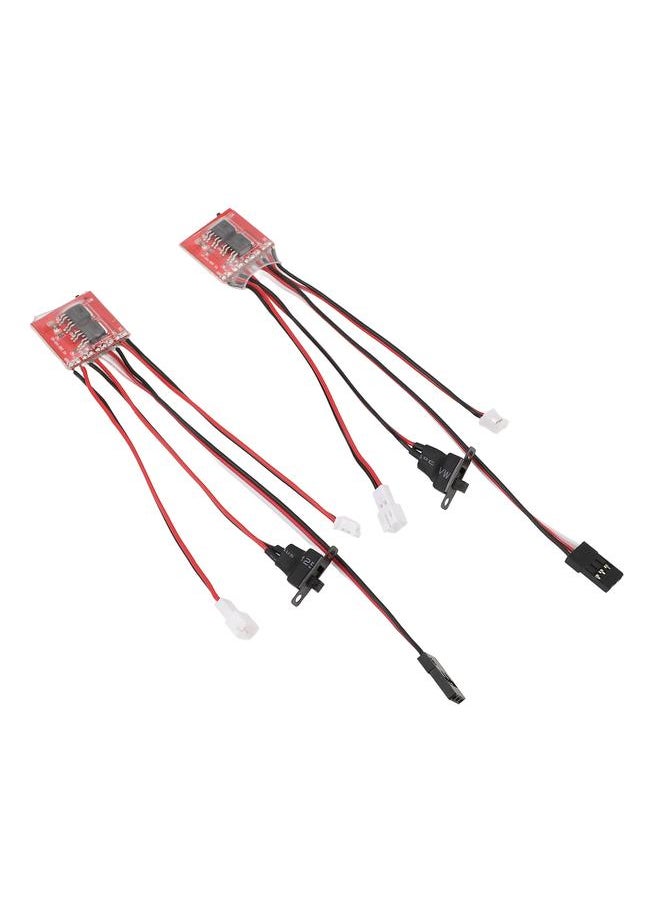 Thoraya 2pcs 30A Micro Brushed ESC Winch Control Bidirectional ESC Speed Controller Accessories with Brake for Axial SCX24 1/24  - Image 1