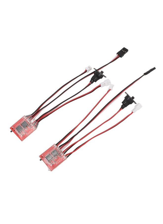 Thoraya 2pcs 30A Micro Brushed ESC Winch Control Bidirectional ESC Speed Controller Accessories with Brake for Axial SCX24 1/24  - Image 3