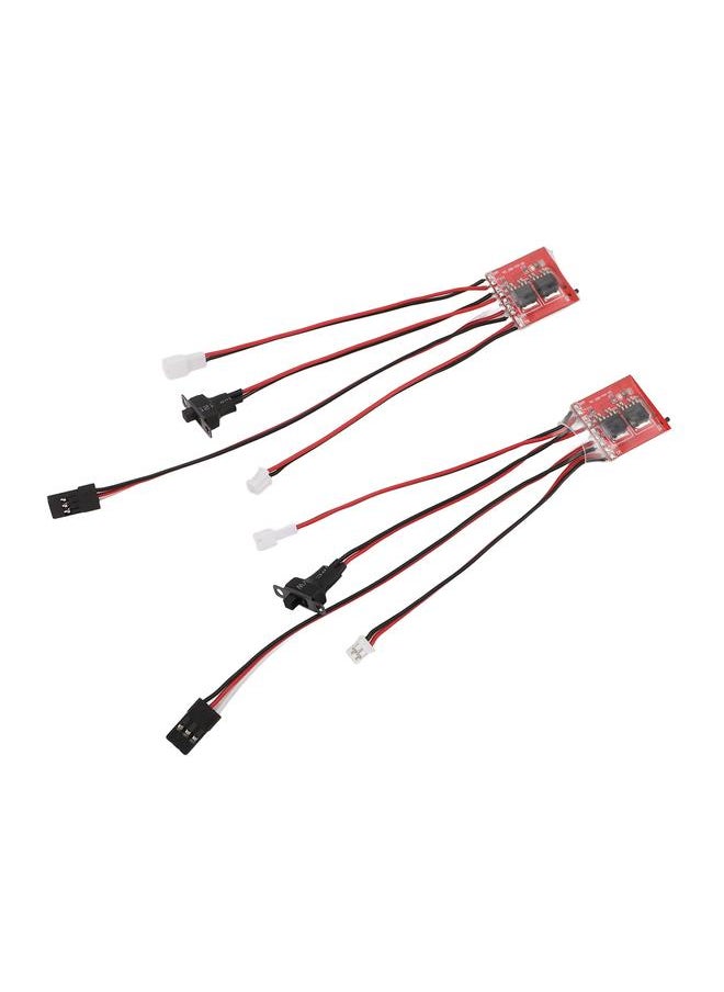 Thoraya 2pcs 30A Micro Brushed ESC Winch Control Bidirectional ESC Speed Controller Accessories with Brake for Axial SCX24 1/24  - Image 4