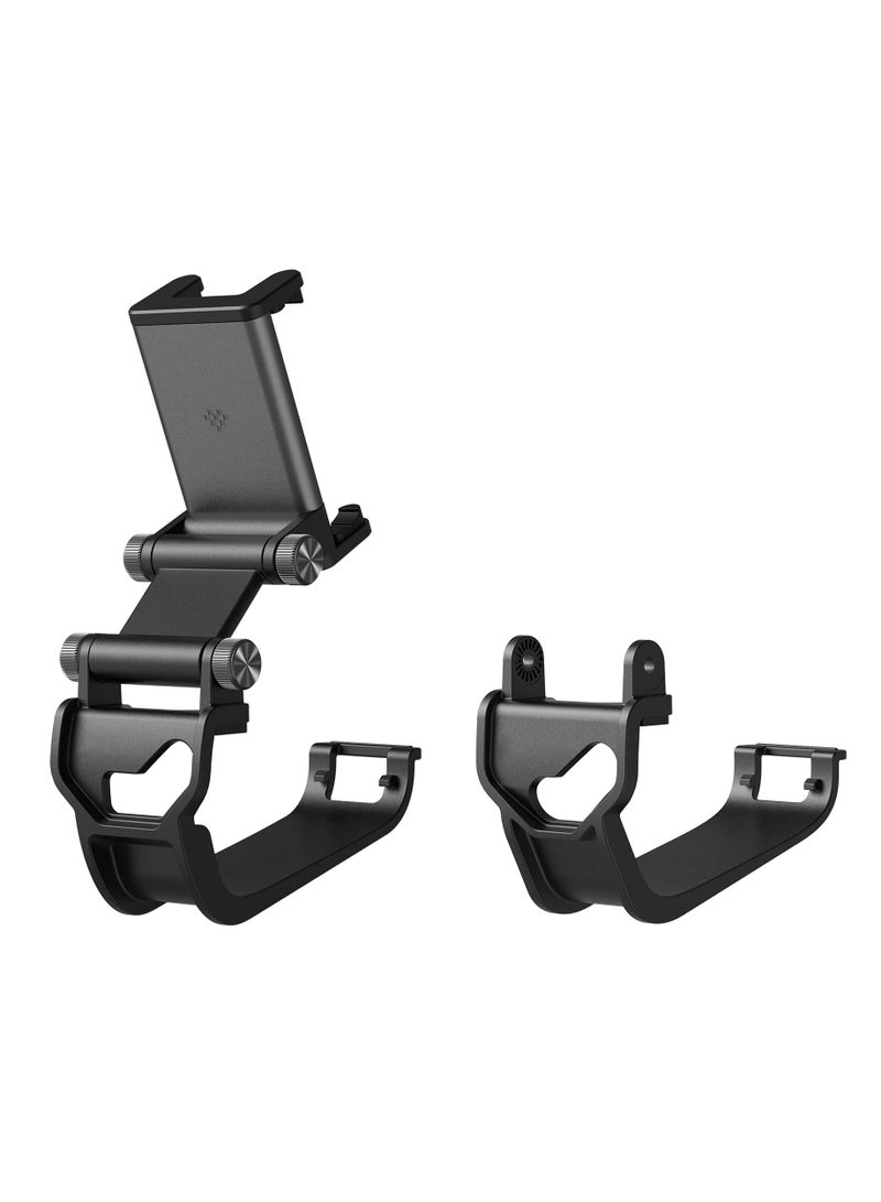 SOLARAE Mobile Gaming Clip for Xbox One Wireless Controller/ Xbox Elite Series Controllers / Xbox Controllers (2 Pcs, Black) - Image 1