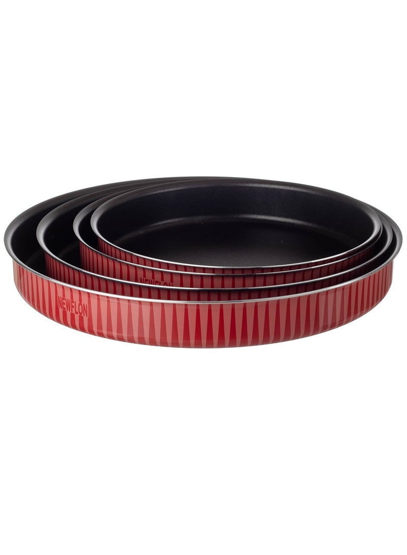 Newflon Newflon Round Oven Tray Set 28-30-34-38 CM  - Image 1