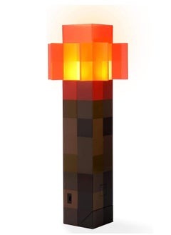Minecraft Toys Redstone Torch 12.6 Inch LED Lamp | USB Rechargeable for Nightlight, Costume Cosplay, Roleplay