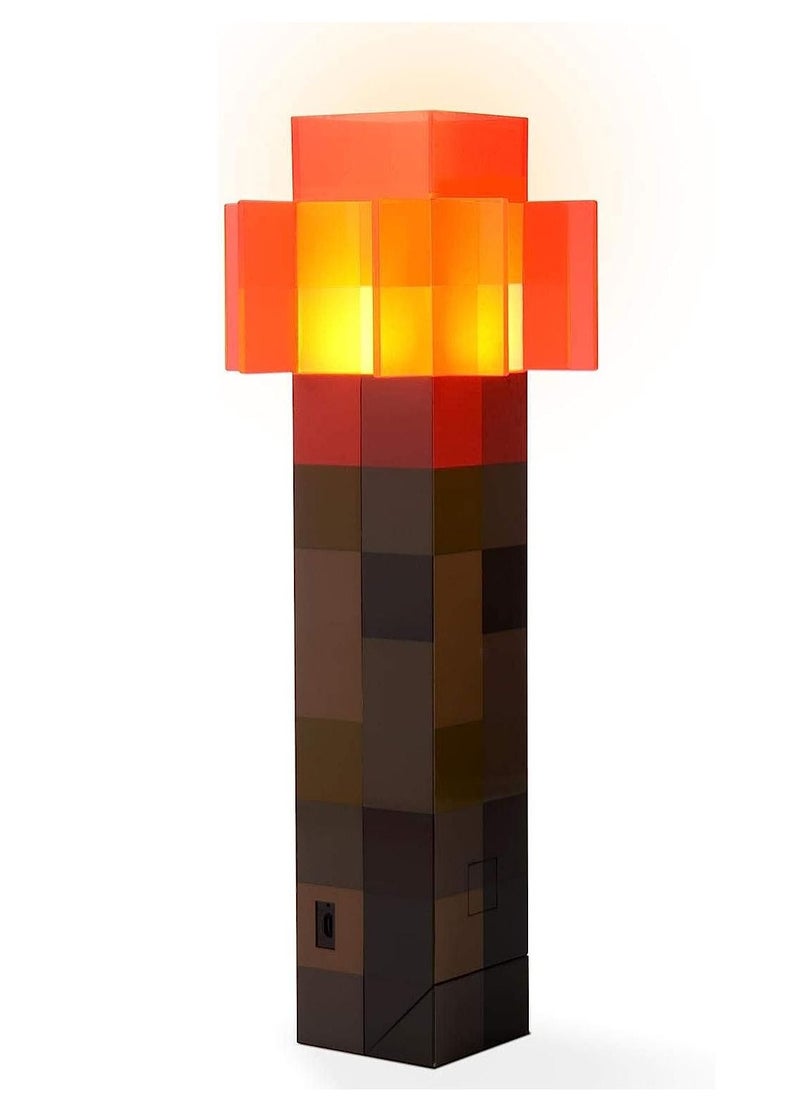 Generic - Minecraft Toys Redstone Torch 12.6 Inch LED Lamp | USB Rechargeable for Nightlight, Costume Cosplay, Roleplay - Image 1