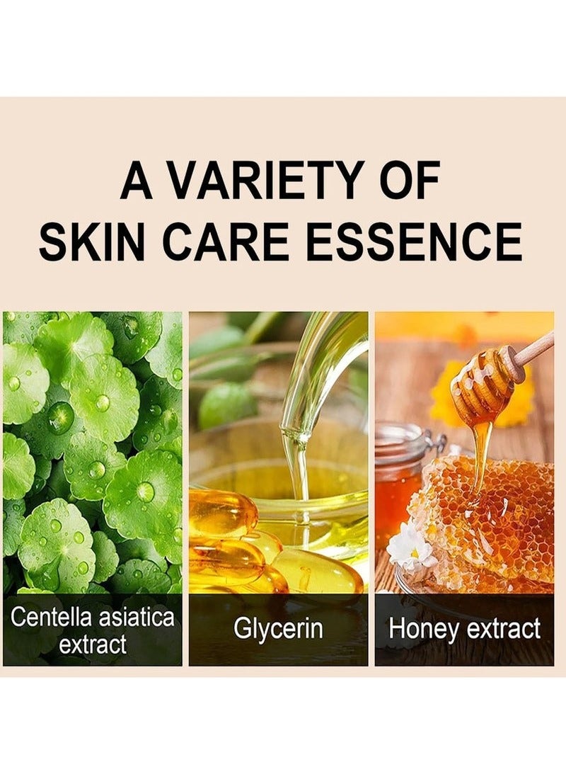 ibcccndc Color Correcting CC Cream,Hydrating CC Cream Foundation with Centella Asiatica Multi-Purpose Pre-makeup Primer Moisturizing Facial Concealer Sunscreen Full-Coverage CC Cream with SPF 25, Dark - Image 2