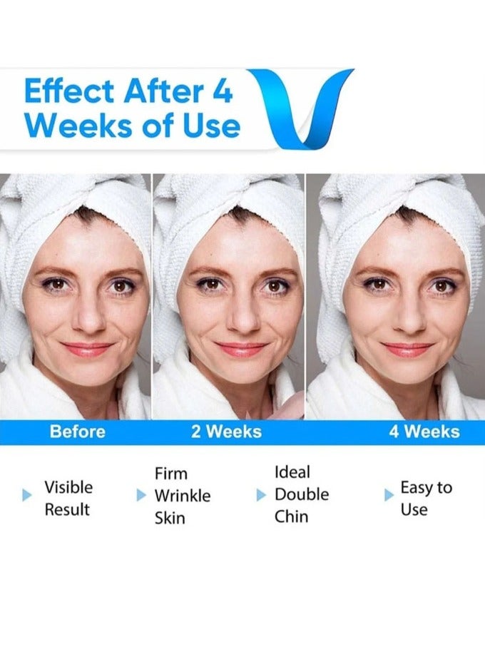 Furtey Double Chin Reducer Machine Electric V Shape Face Lift Micro Current Face Slimming Massager LED Photon Therapy Facial Intelligent Reusable Face Lifting Massager - Image 4