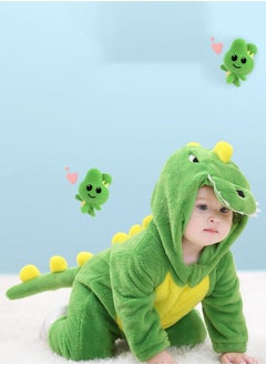 Generic Baby Costumes Toddler Onesie Infants Romper Boys Girls Animal Dress Up Clothes 2-36 Months,green  - Image 2