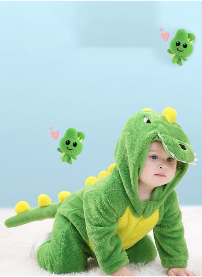 Baby Costumes Toddler Onesie Infants Romper Boys Girls Animal Dress Up Clothes 2-36 Months,green  - Image 2