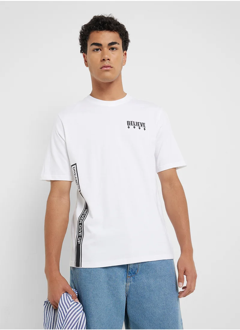 سفنتي فايف Crew Neck T-Shirt