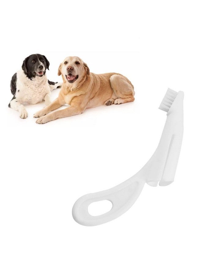 Naroote Dog Tooth Brush, Cat Toothbrush, Nylon Remove Finger Toothbrush for Dogs Dog Finger Toothbrush for Small & Large Pet (White) - Image 4