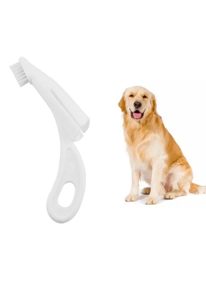 Naroote Dog Tooth Brush, Cat Toothbrush, Nylon Remove Finger Toothbrush for Dogs Dog Finger Toothbrush for Small & Large Pet (White) - Image 3