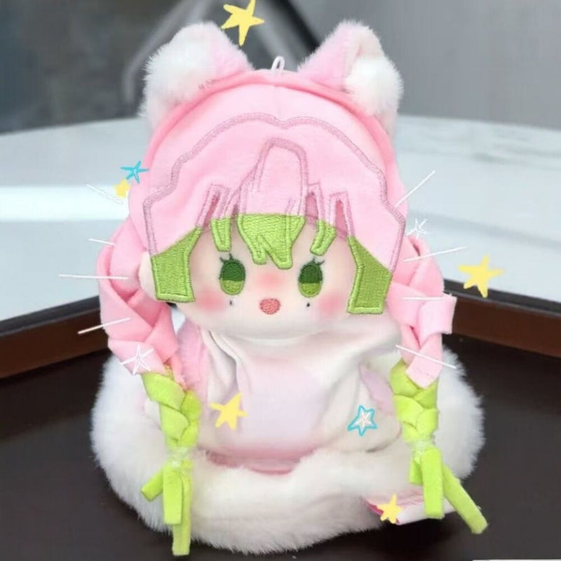 Demon Slayer 15cm Cotton Plush Doll with Bean Bag Body and Hanging Loop - Image 2
