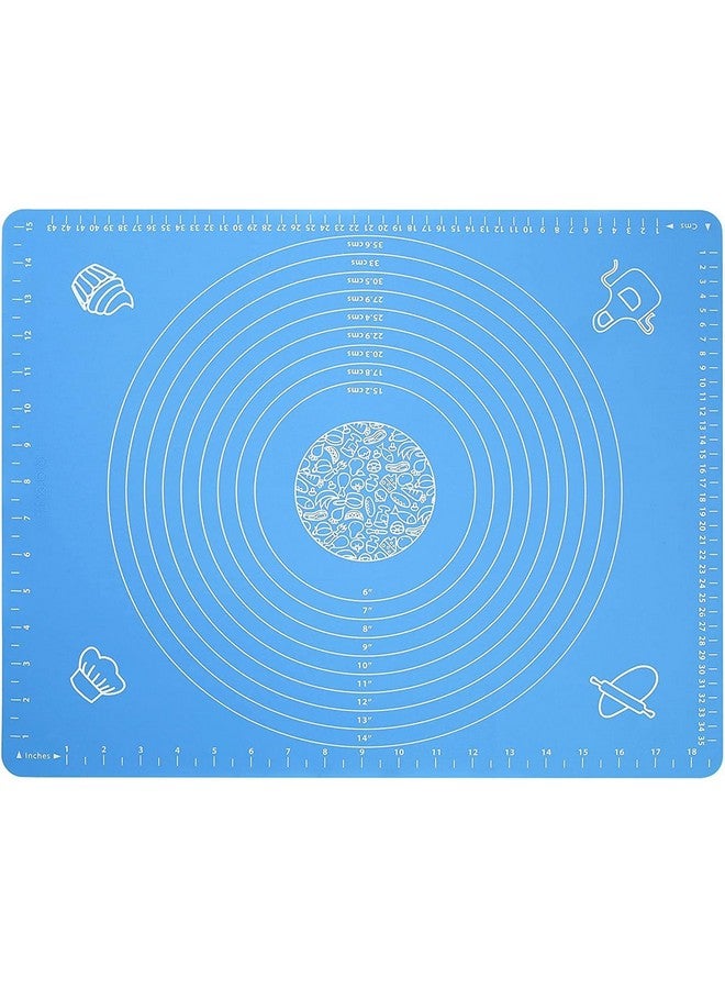 Casa Azul Silicone Roti Mat for Kitchen | 100% Food-Grade Chapati Rolling Mat - BPA Free Non-Stick 50 * 40 cm Chapati Mat, Anti-Slip Baking Mat, Stretchable Silicon Mat Ideal for Baking and Cooking - Image 1