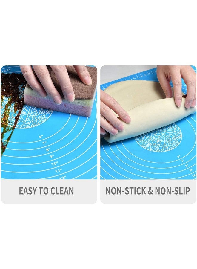 Casa Azul Silicone Roti Mat for Kitchen | 100% Food-Grade Chapati Rolling Mat - BPA Free Non-Stick 50 * 40 cm Chapati Mat, Anti-Slip Baking Mat, Stretchable Silicon Mat Ideal for Baking and Cooking - Image 4
