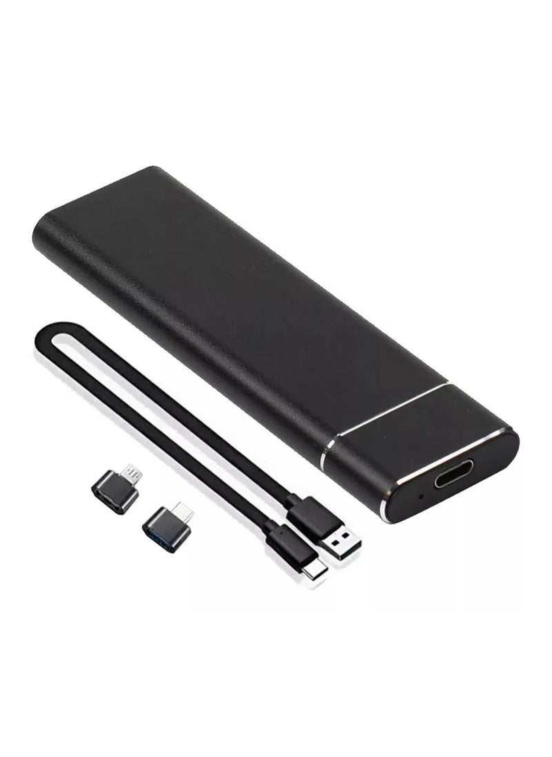 VRCOW Portable External Hard Drive , Mini SSD Hard Drives,Solid State External Drives,Computer Backup Drive,USB 3.1 to Type-C Support Data Storage Transfer for Windows XP PC Laptop and Mac  - Image 1