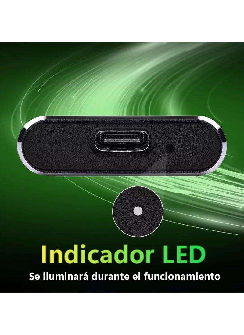 VRCOW Portable External Hard Drive , Mini SSD Hard Drives,Solid State External Drives,Computer Backup Drive,USB 3.1 to Type-C Support Data Storage Transfer for Windows XP PC Laptop and Mac  - Image 4