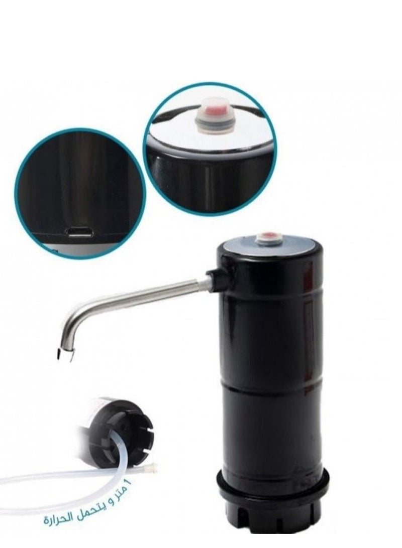 D L C Portable Intelligent Electric Water Pump with One Touch Operation for Water Bottles and Containers Compact Hygienic and Easy Dispensing Solution for Home Office Travel and Outdoor Use - Image 1