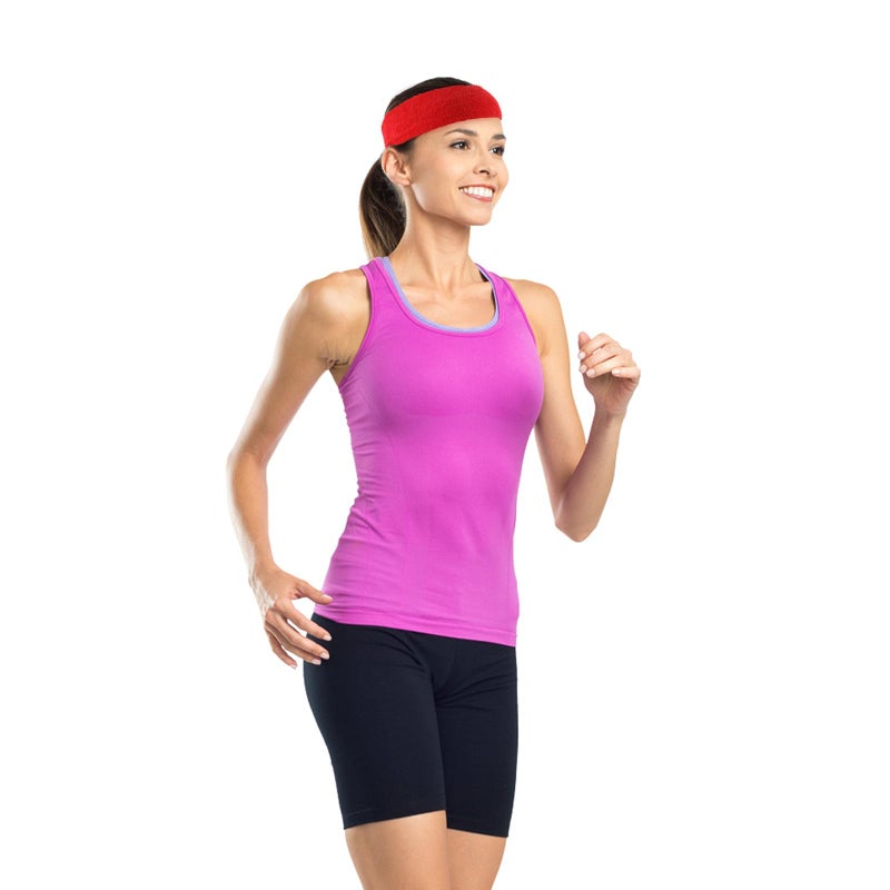 Moisture Wicking Unisex Sports Sweatbands Set Of 10 Mixed Colors For Running Yoga Gym - Image 4