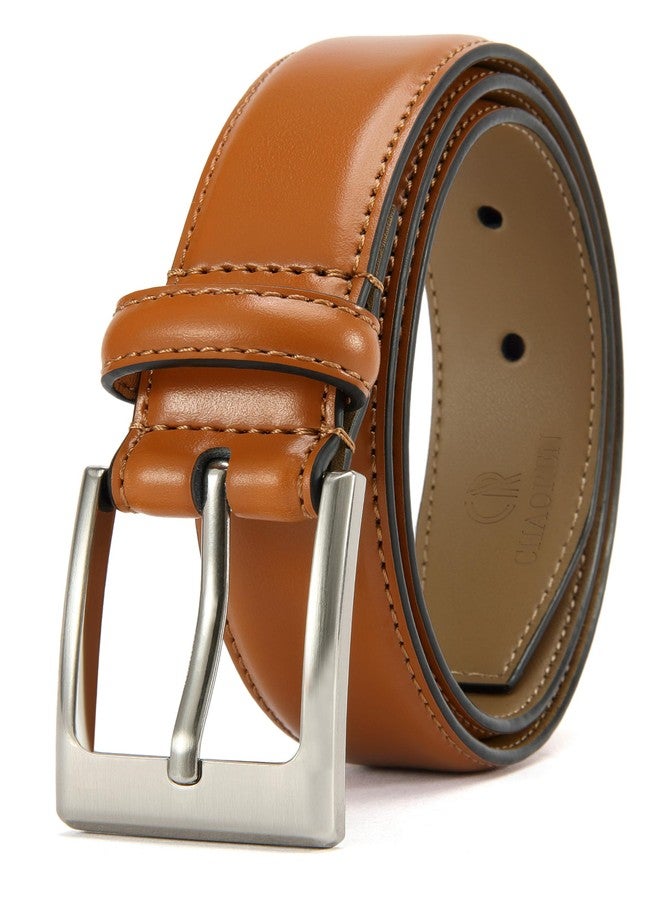 تشاورين حزام تشاورين للأولاد - حزام جلدي للأطفال مقاس 1 1/8 بوصة للفساتين - رفيق مثالي للملابس الرسمية للشباب - Image 1