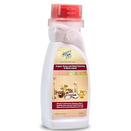 Cleansol Copper, Brass and Steel Cleaning & Shine Liquid -250mL - Image 2