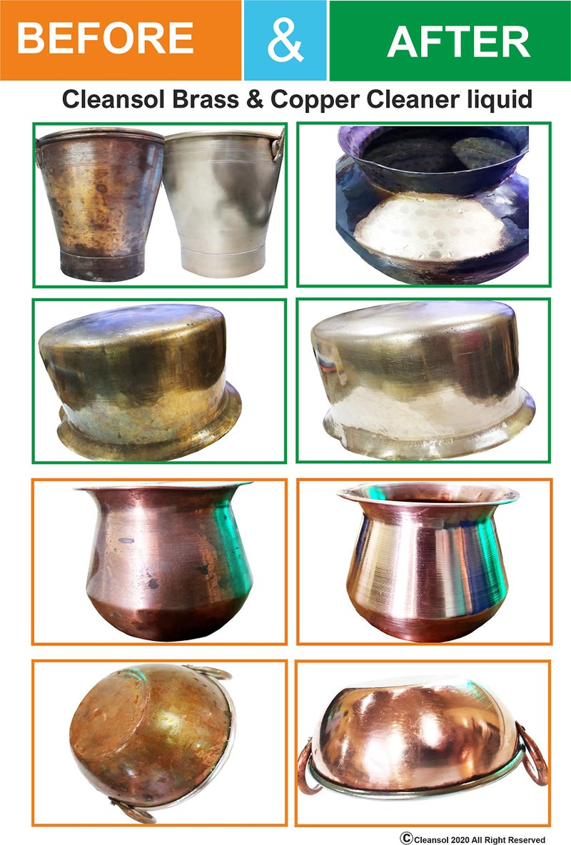 Cleansol Copper, Brass and Steel Cleaning & Shine Liquid -250mL - Image 5