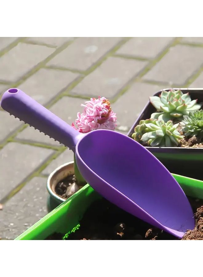 4 Pcs Gardening Shovel Set With Mixed Color Trio Thickened Plastic Soil Scoop Succulent Spoon Balcony Vegetable Digging Tool For Loosening Soil And Planting Flowers - Image 5