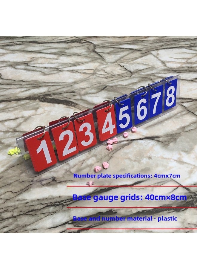 Generic Competition Scoreboard Scoreboard Flip Digital Card Time Chronograph Mini Desktop Table Tennis Scoreboard Making-Specifications:Relatively Small Waterproof Transparent Double Row - Image 3