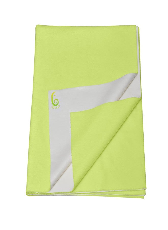 Daksh Baby Dry Sheet/Waterproof Sheet/Baby Sleeping Mat/Bed Protector/Quick Drying/Absorbent Dry Sheet (Small 20"x28"Inch)-Green - Image 1