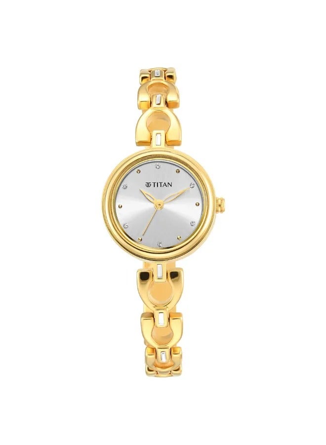 TITAN Women's Analog Round Shape Metal Wrist Watch - 2601YM04 - 32 Mm - Image 3