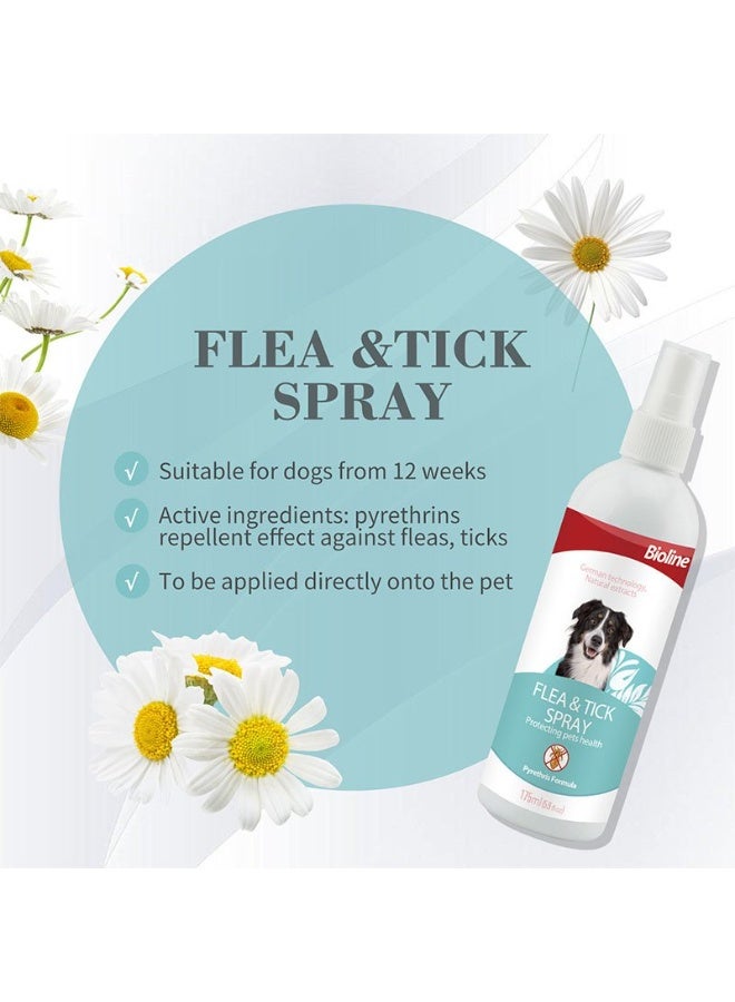 Bioline Flea and Tick Control Spray for Dogs 175ml - Image 2