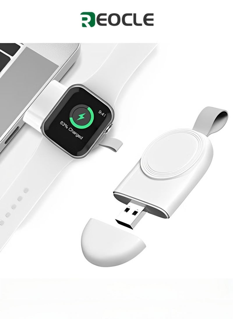 REOCLE Apple Watch Charger Wireless Magnetic Fast Charging Cable Portable Charging Compatible with Apple Watch Series 9/8/7/6/SE/5/4/3/2/1/UItra/UItra 2  - Image 1