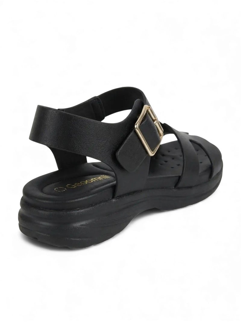 Geoomnii Women’s Sandals with Back Strap – Comfortable, Stylish & Secure Fit - Image 4