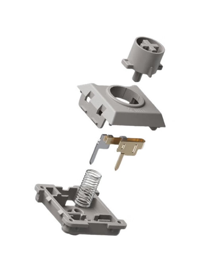 Lofree لوفري (Lofree) لوحة مفاتيح ميكانيكية لاسلكية صغيرة بسلاسة إصدار الشباب 84 مفتاح منخفض العمود ثلاثي الوضعيات رمادي - Image 2