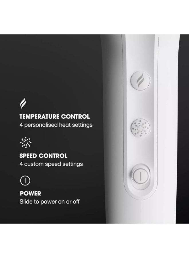 ghd Speed Ionic Hair Dryer – Ultra-Fast Professional Ionic Blow Dryer with ghd halo Dual-Airflow Technology | No Heat Damage | Cool-Scalp Technology | Salon-Quality Shine (Silver White) - Image 5
