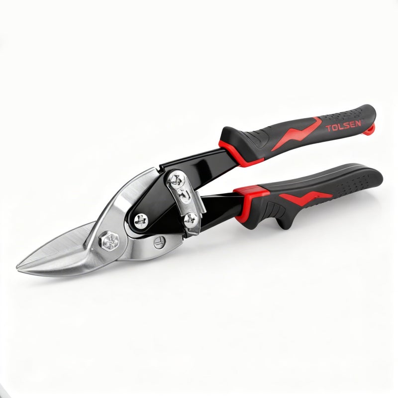 Tolsen Aviation Tin Snips Left Cut - Heavy Duty Sheet Metal Cutting Shears 250mm (10") - Image 3
