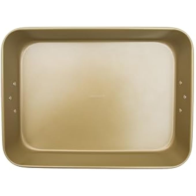 BERGNER Carbon Steel Bakeright Pro Rectangle Roasting Tin 428 Cm Length X 314 Cm Width X 765 Cm Height Tan - Image 3