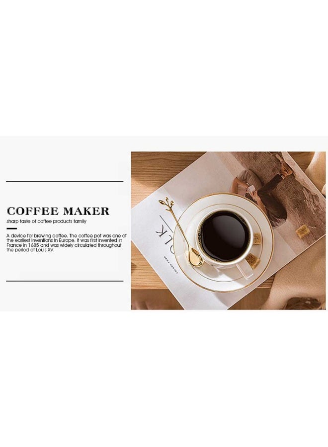 دي اس بي 1 قطعة ماكينة قهوة تركية كهربائية، أسود بلاستيك دلة قهوة عربية، محمولة غلاية قهوة للاستخدام في المنزل والمكتب، ماكينة قهوة يونانية وعربية، سعة 300 مل صانعة قهوة تركية، أسود - Image 2