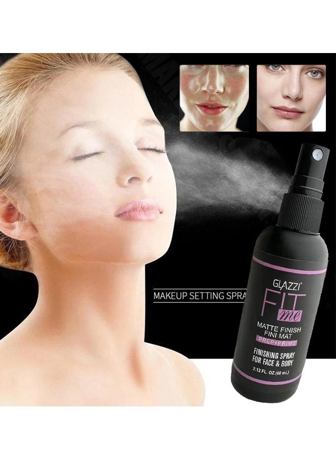 جلازي بخاخ التشطيب للوجه والجسم - بخاخ حاجز للمكياج ، بخاخ تثبيت للمكياج (60 مل) - Image 1