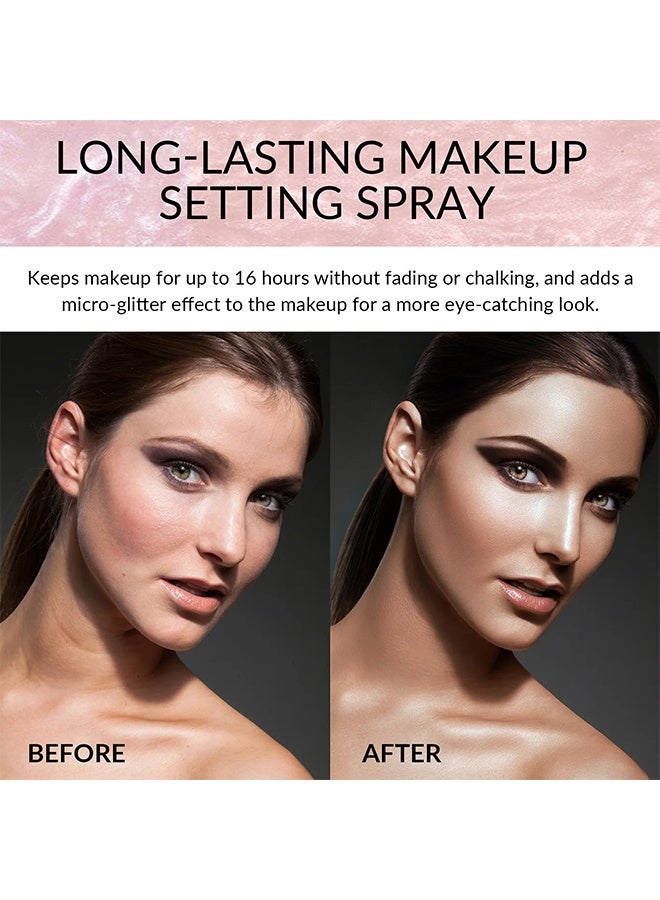 جلازي بخاخ التشطيب للوجه والجسم - بخاخ حاجز للمكياج ، بخاخ تثبيت للمكياج (60 مل) - Image 4